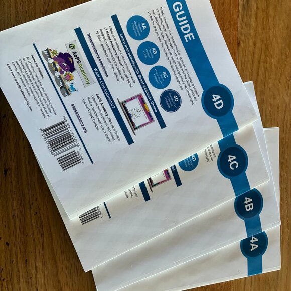 Beast Academy Math Level 4 Guide Books - Picture 2 of 2